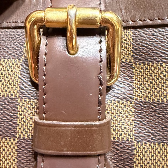 Louis Vuitton Hampstead Dark Brown Checkered Tote - Picture 9 of 16